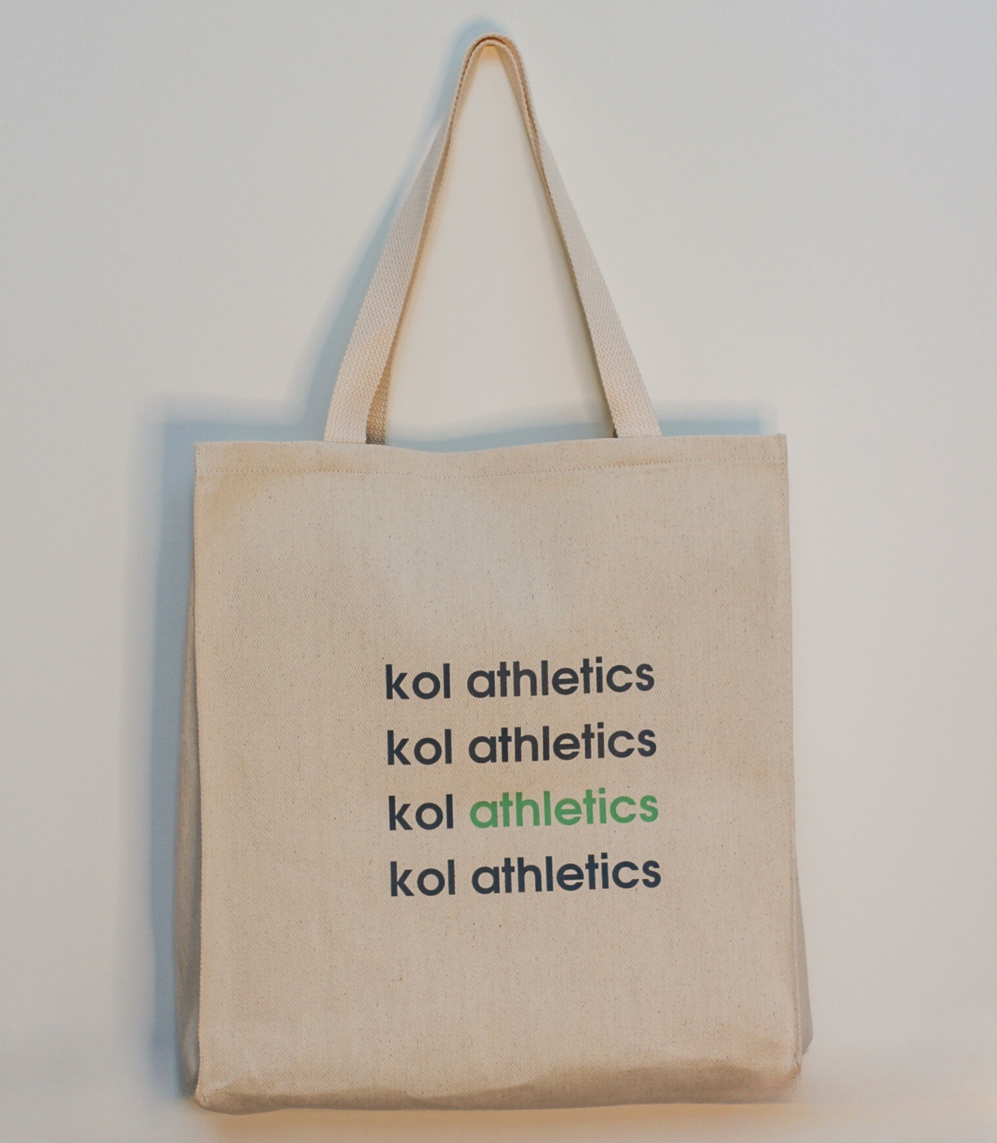 long strap canvas tote bag