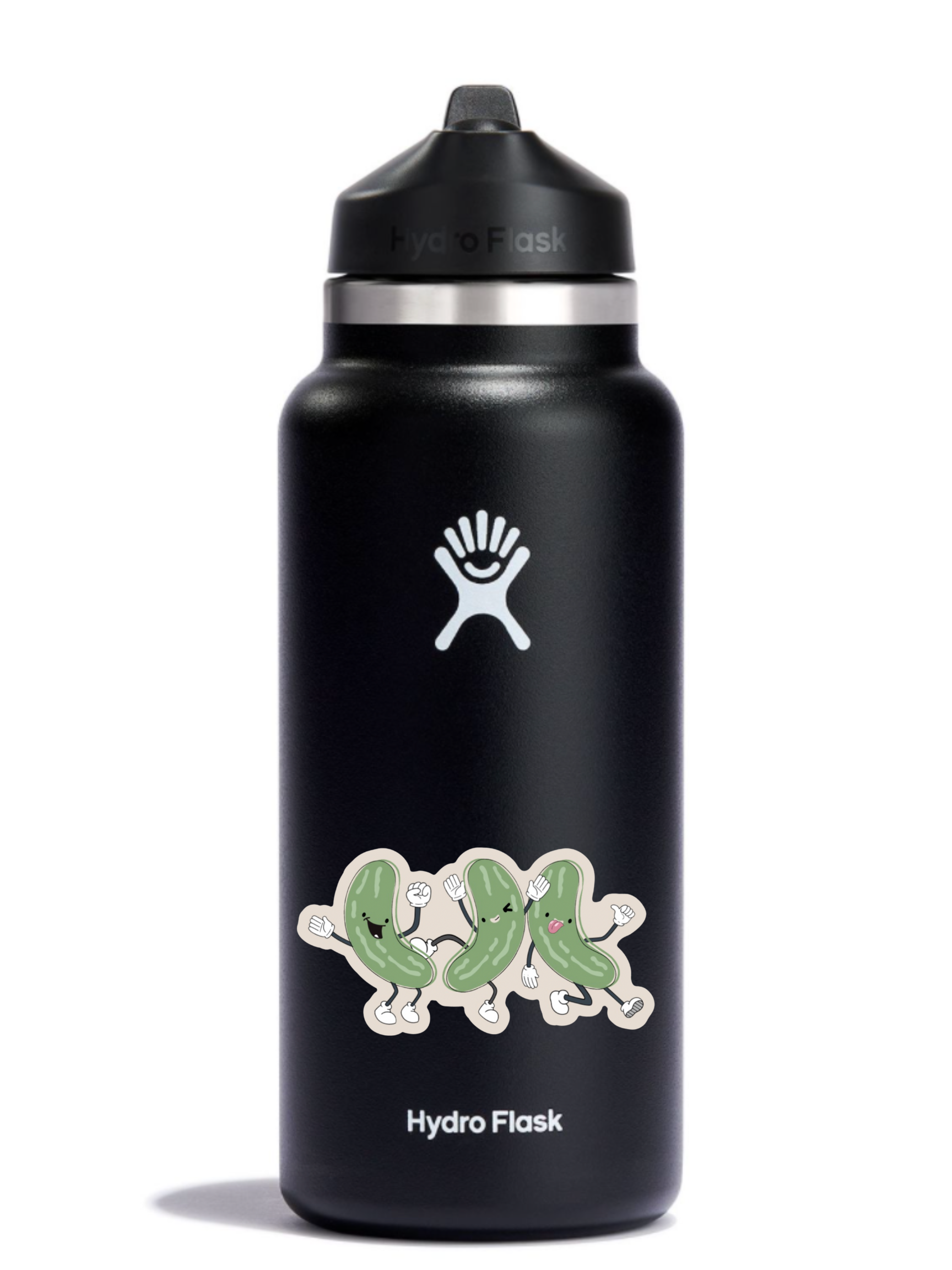 Dizzy Pickle Believe Women's Pickleball Sport Water Bottle 32oz Black –  dizzyp